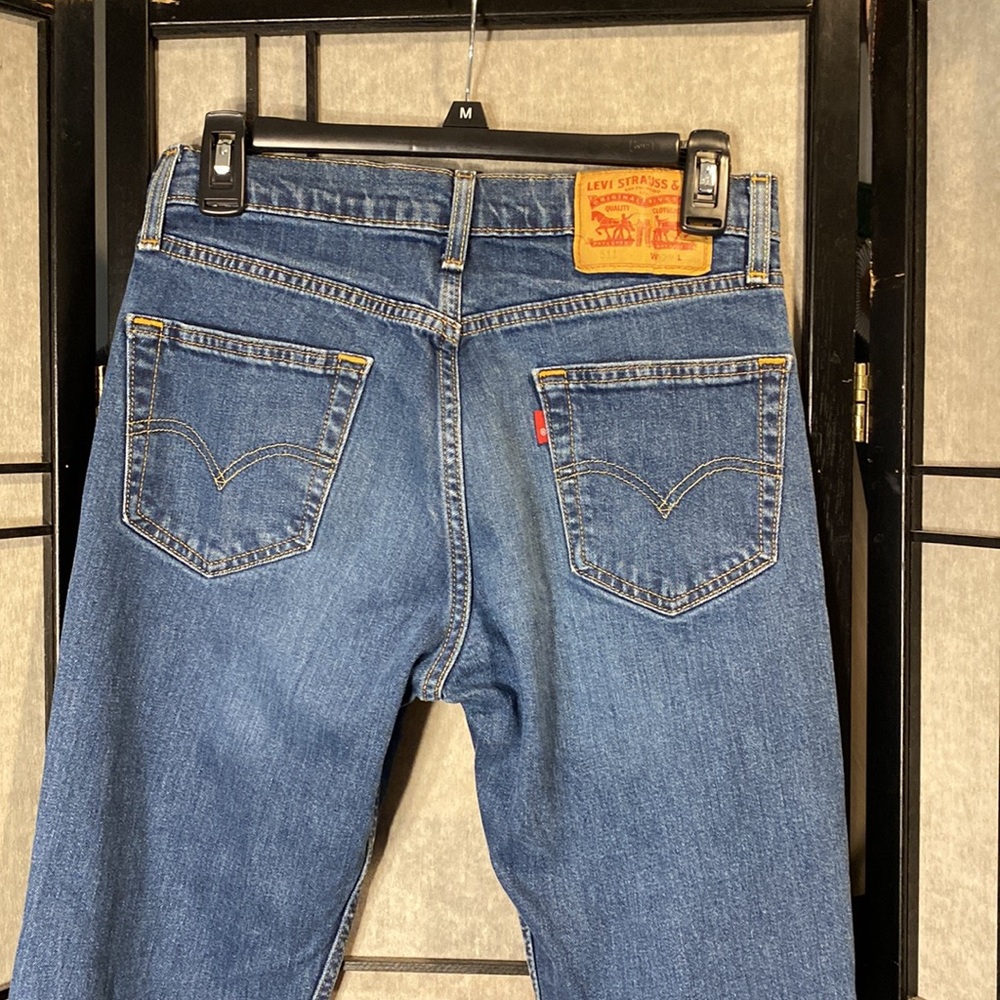 Levi’s 511 dark denim jeans 29x 30 straight leg - Picture 4 of 11